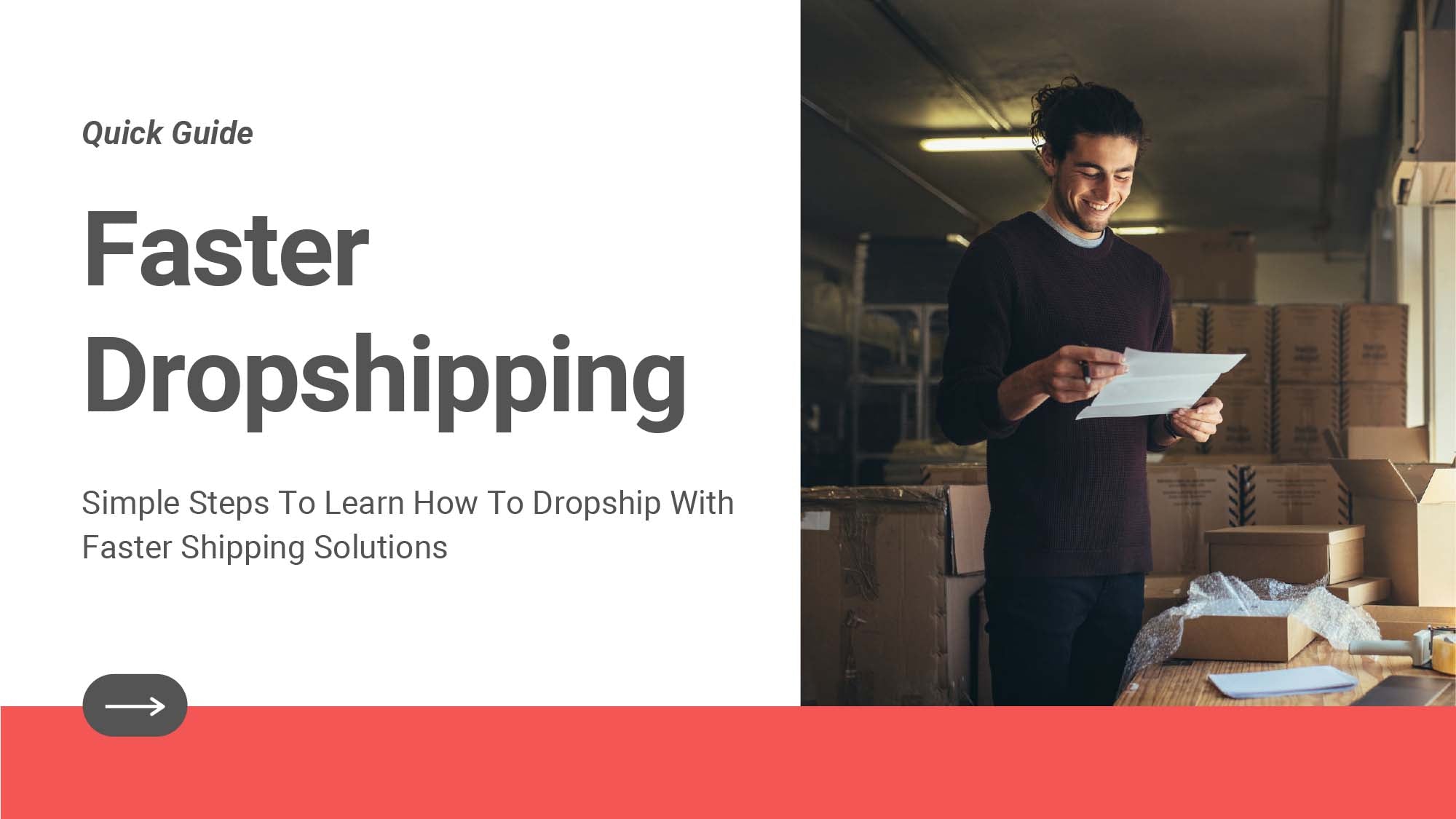 Simple Steps To Learn How To Dropship With Faster Shipping Solutions!